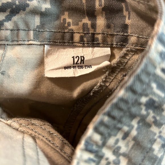 Camouflage Pants US Air Force Military Issue Digital Green Womens 12R - Picture 7 of 7